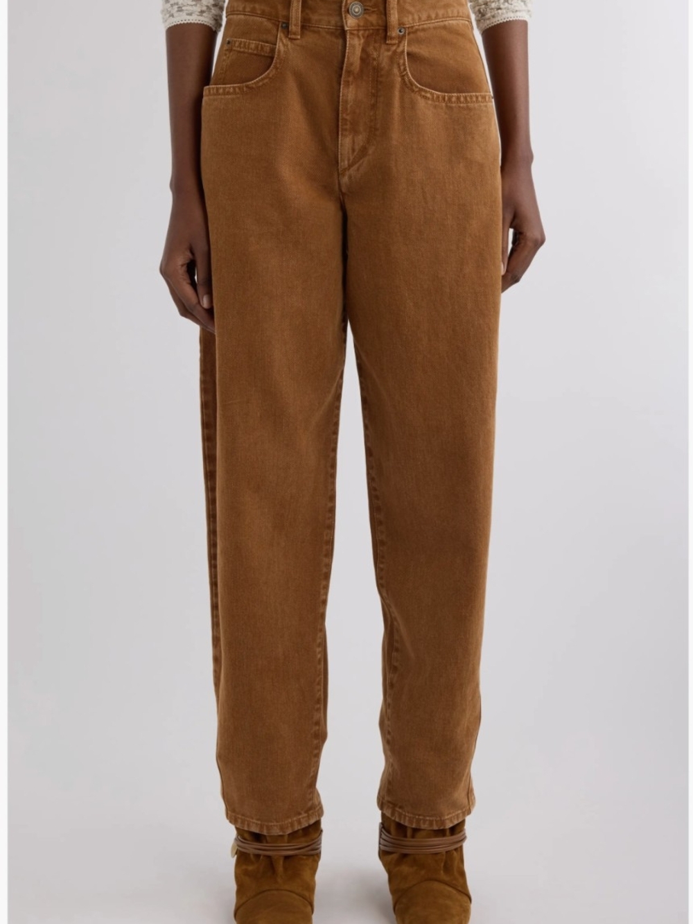 Isabel marant Oriane Mid rise Barrel Jeans